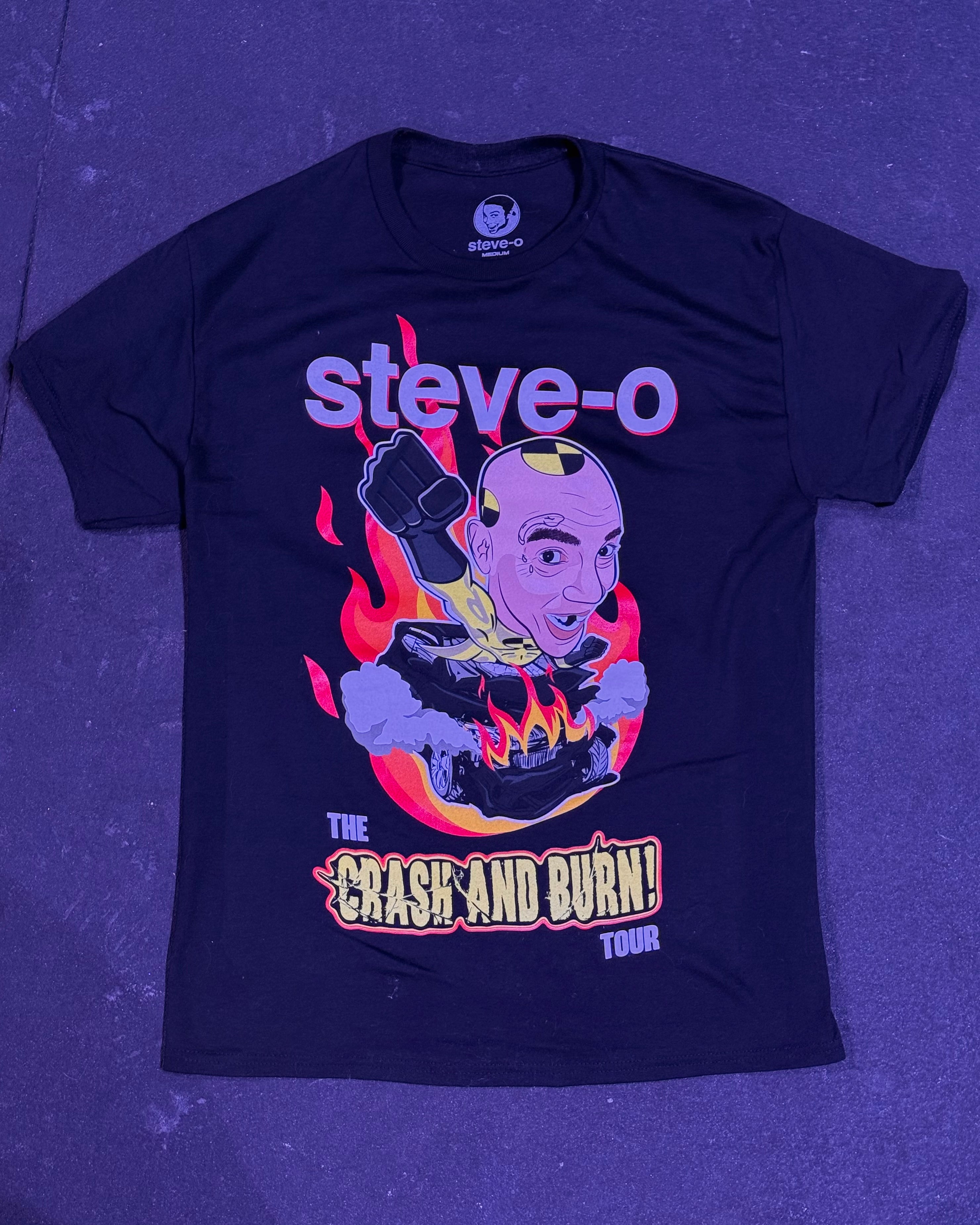 Steve-O The Crash & Burn Tour Tee
